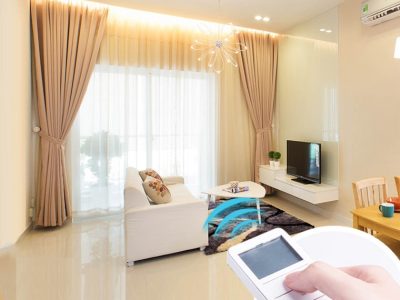 Màn Vải 2 Lớp Tự Động