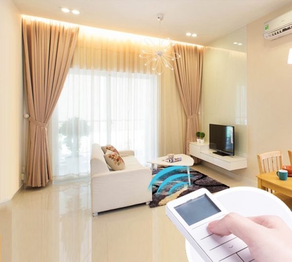 Màn Vải 2 Lớp Tự Động