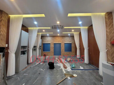 Rèm Voal Ngăn Giường Spa